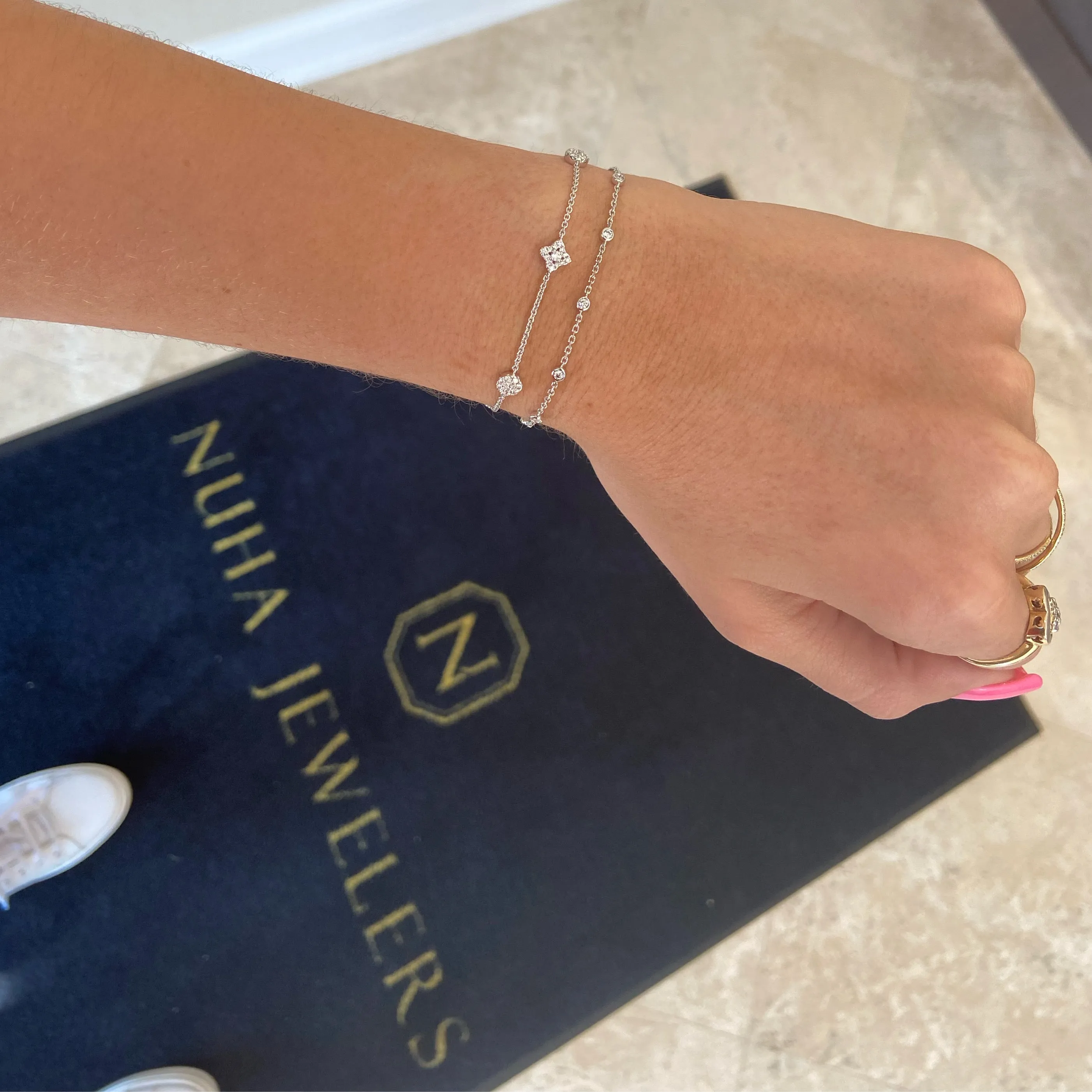 Diamonds by the Yard 10-Stone Bracelet
