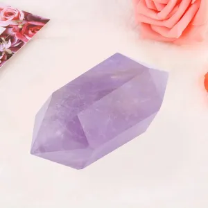 DIY Necklace Tool Craft Decoration, Purple Crystal Stone, Purple Quartz Natural Amethyst for Hydroponic Plant Foot Massage Stage Face Plate Fish Tank