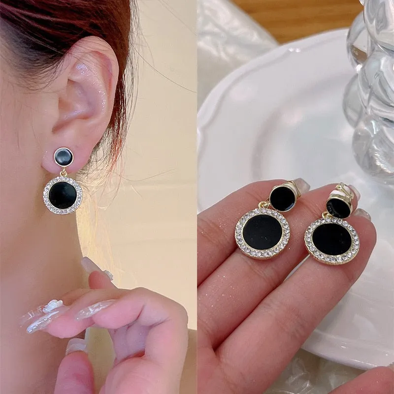 Earrings with Clips Without Holes Korean Style Ear Rings for Women Luxury Women Jewellery 2022 Fake Ear Piercing Trend Gift 2022