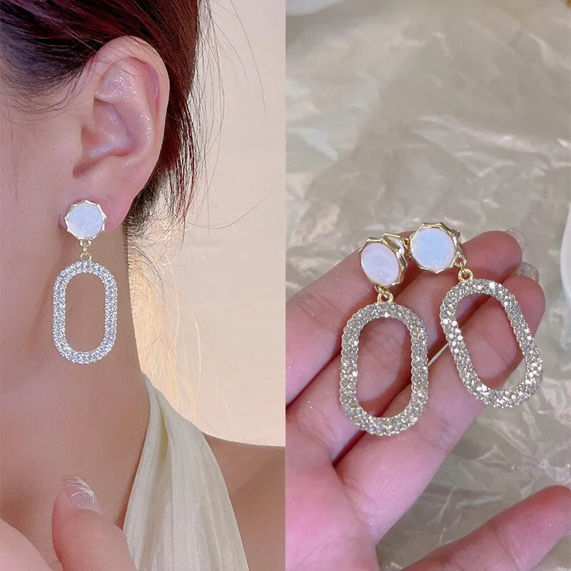 Earrings with Clips Without Holes Korean Style Ear Rings for Women Luxury Women Jewellery 2022 Fake Ear Piercing Trend Gift 2022