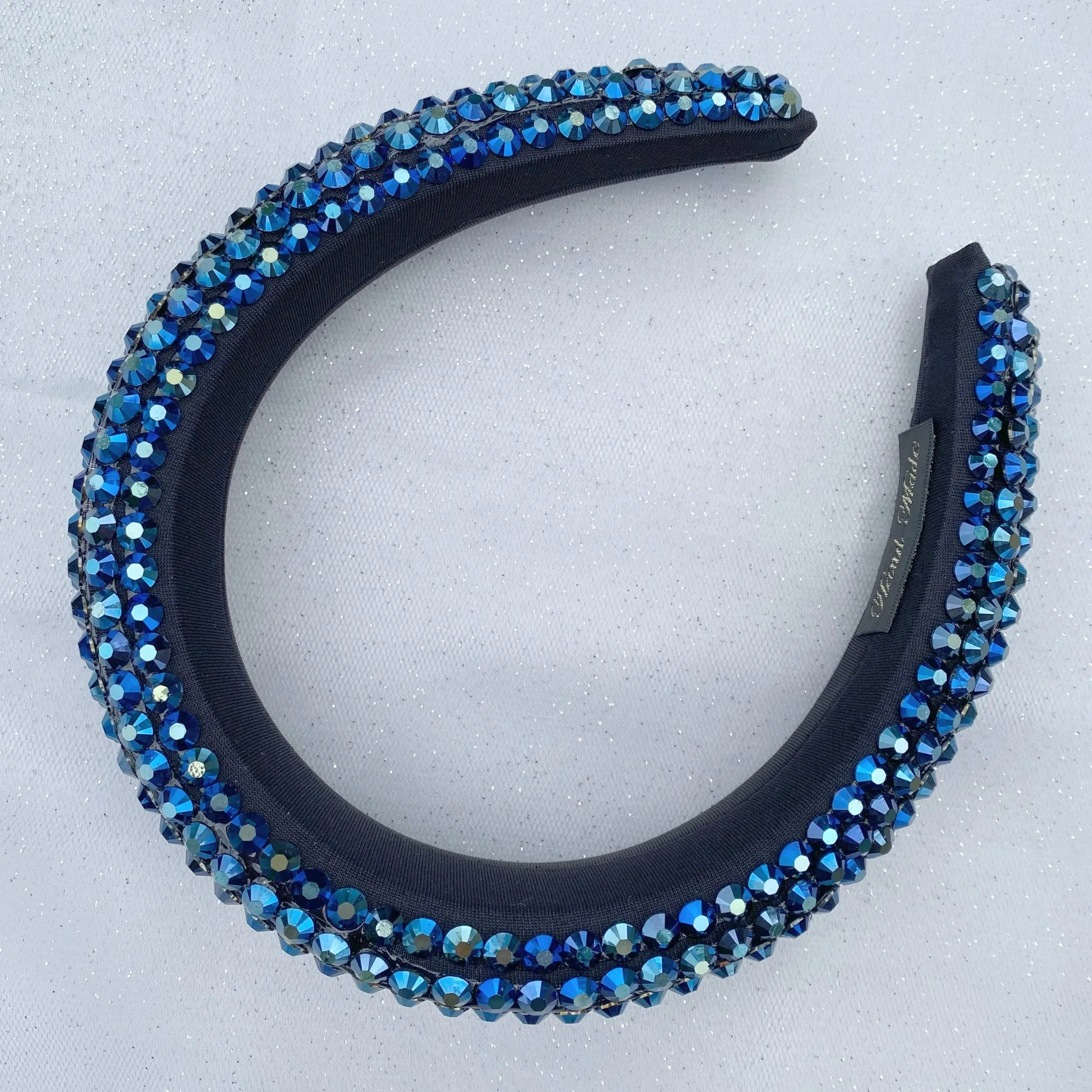 Festival Headband Blue Sparkly Hair Band