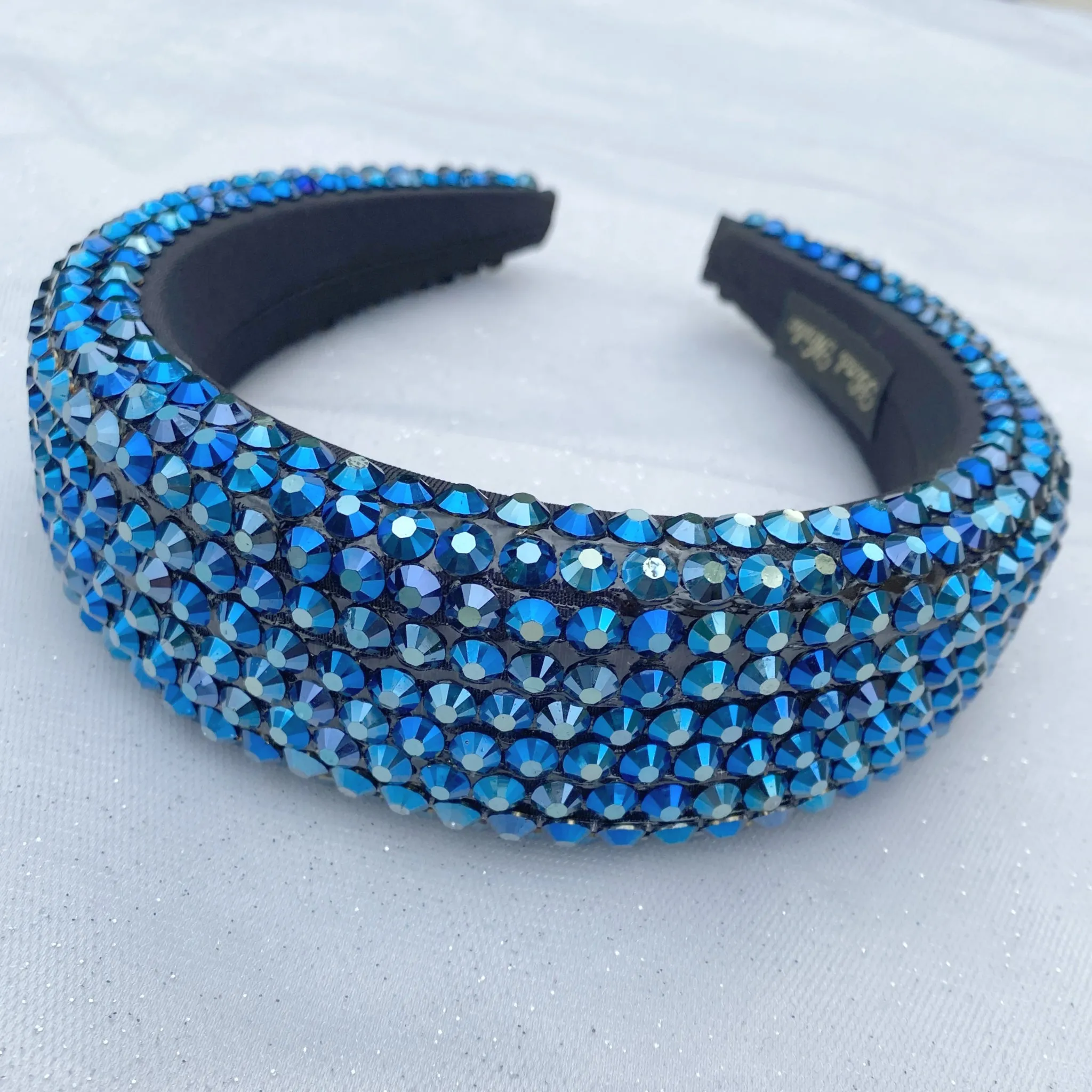 Festival Headband Blue Sparkly Hair Band