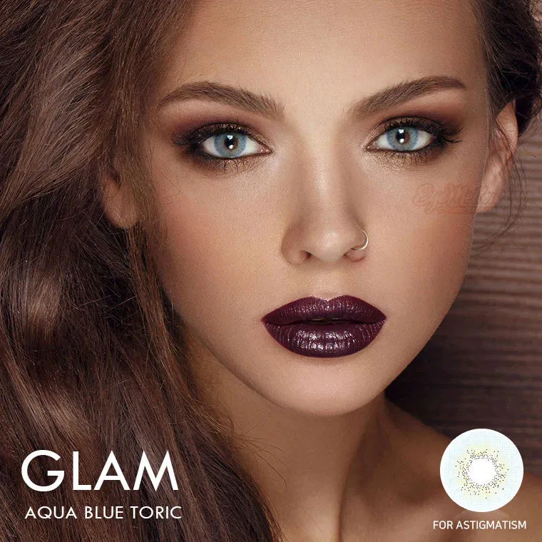 Glam Aqua Blue - Toric Lenses for Astigmatism