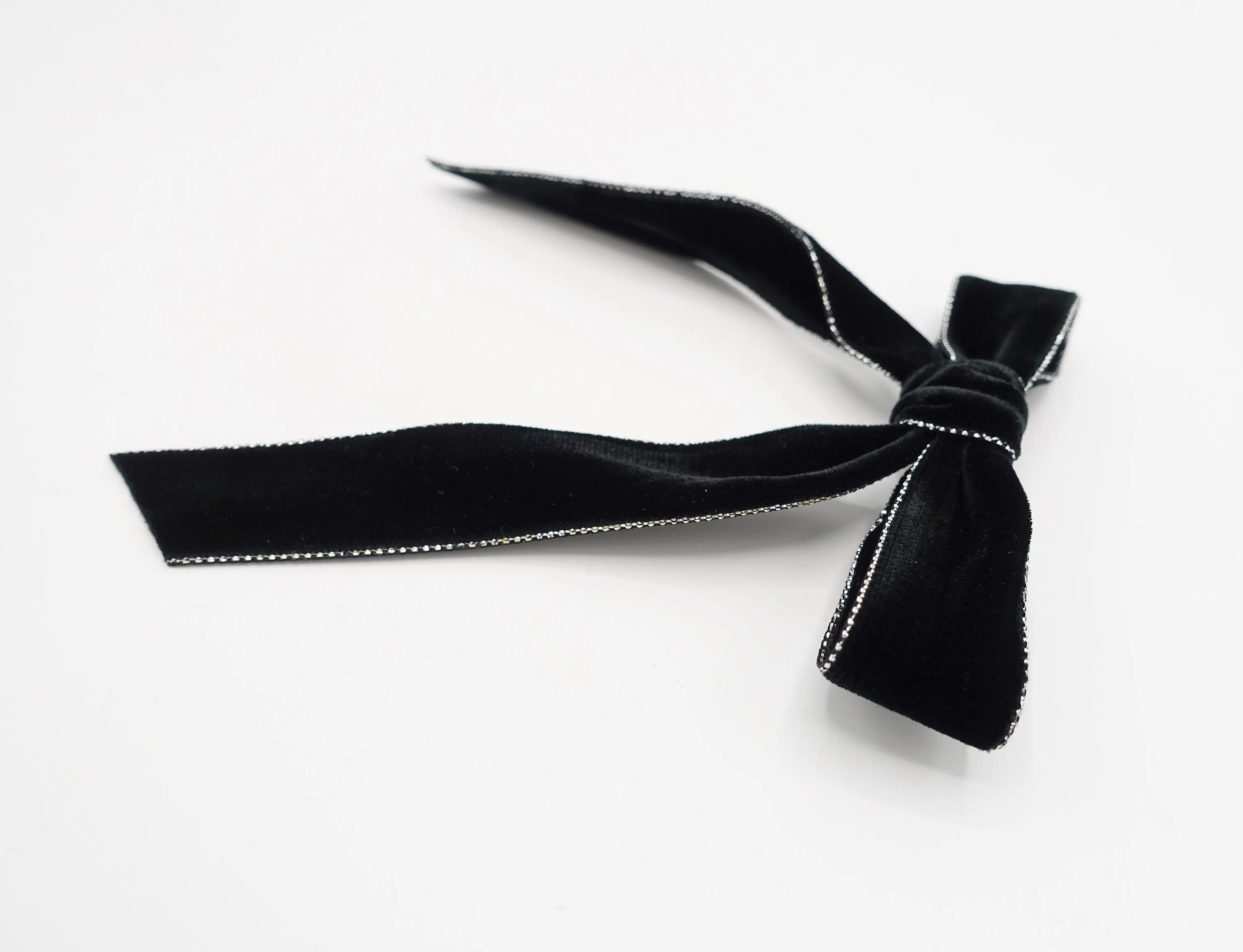 glittering edge velvet hair bow  VS-202704