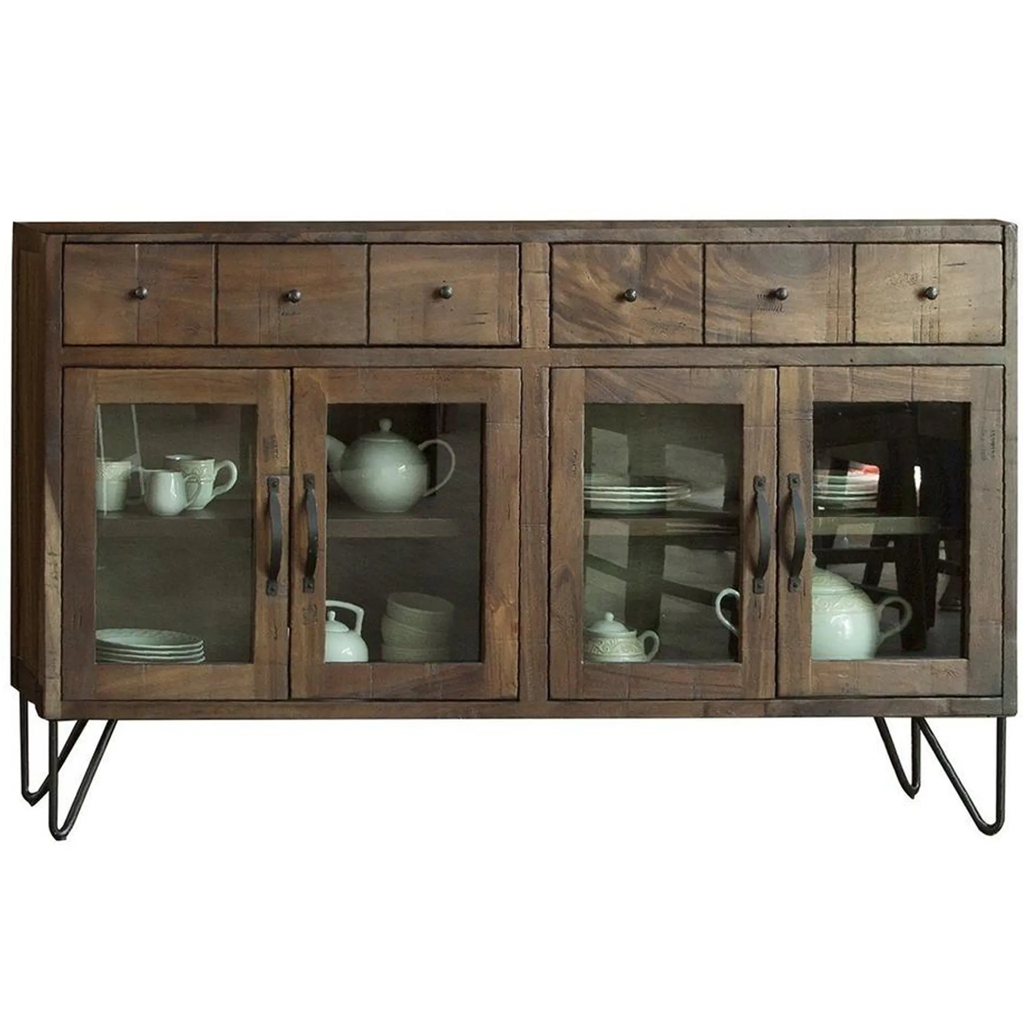 Granville Parota Hairpin Console Cabinet - 68"