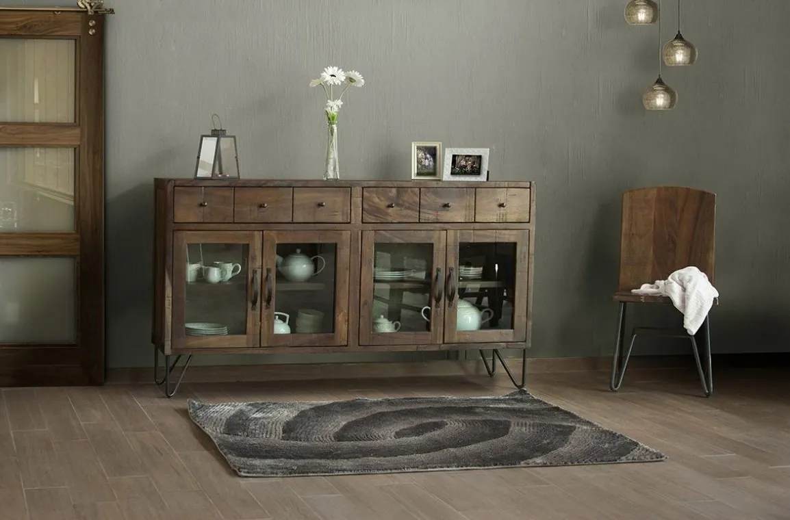 Granville Parota Hairpin Console Cabinet - 68"