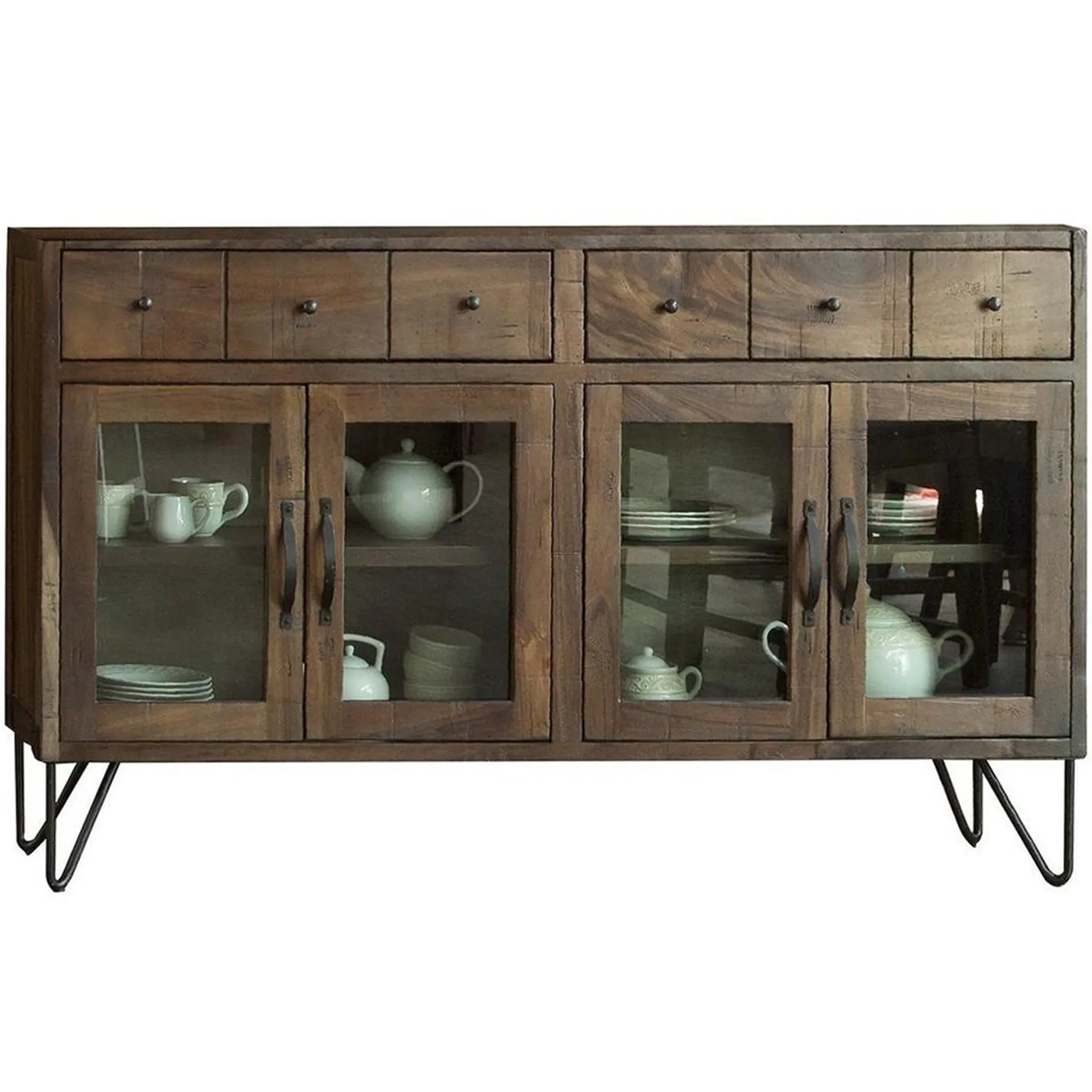 Granville Parota Hairpin Console Cabinet - 68"