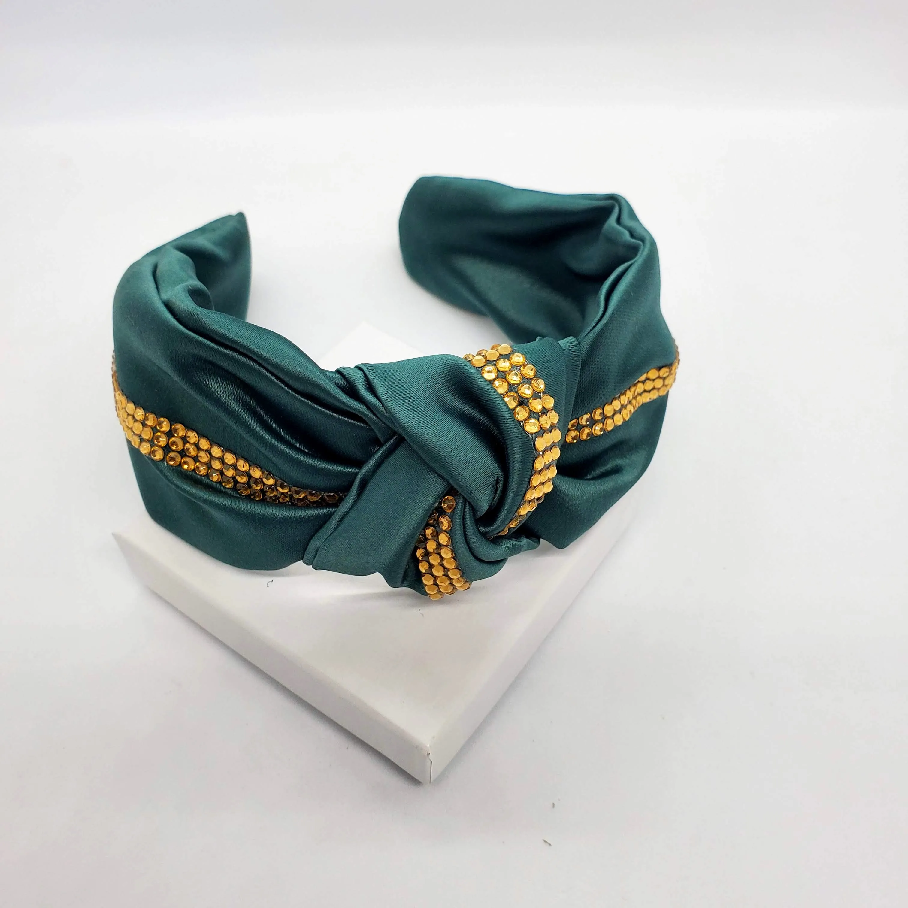 Green Knotted Headband