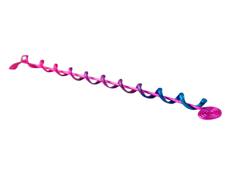 Hair Twister Pink Rainbow - 6" Mini Hair Wrap