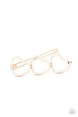 Hairclip Love Struck - Gold
