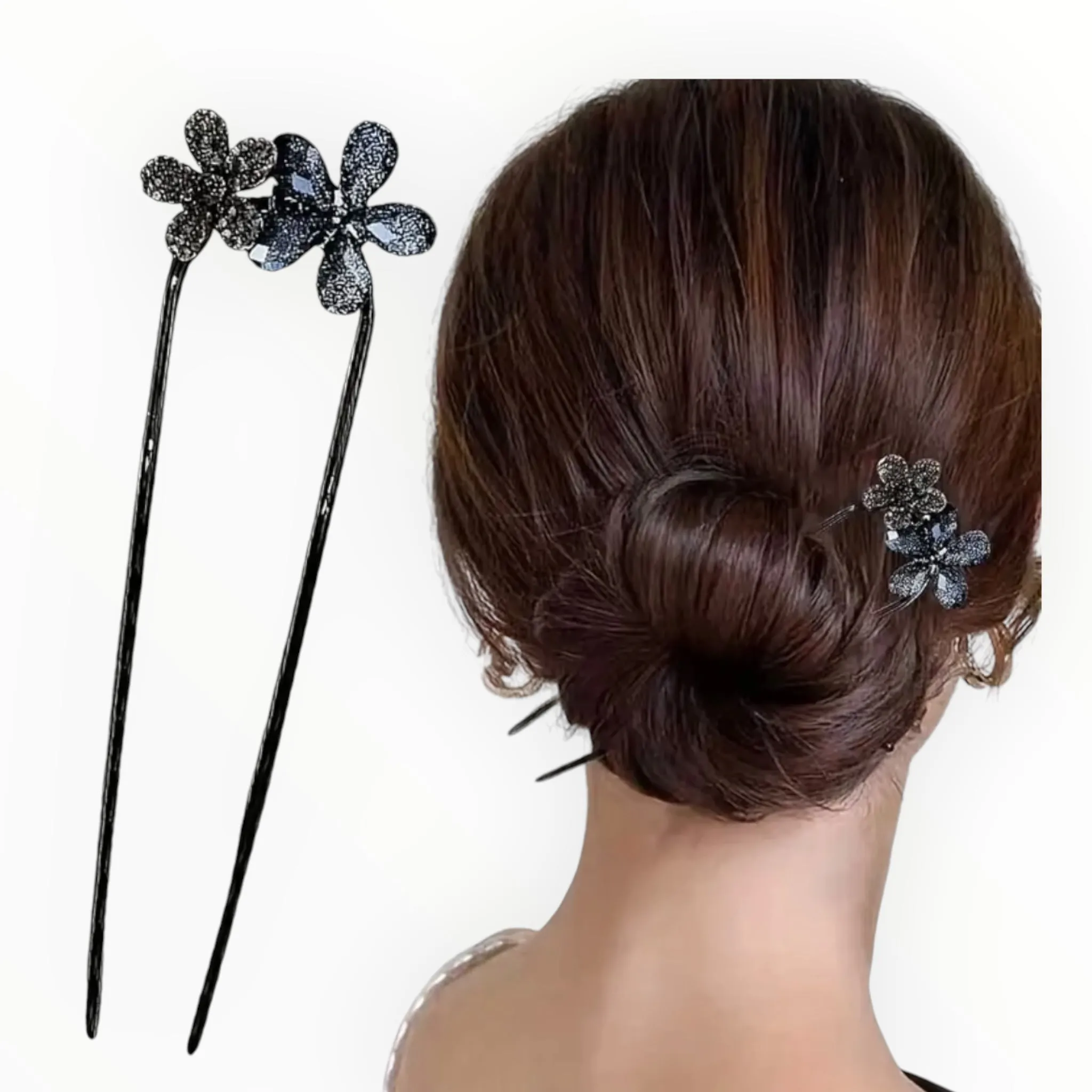 Hairpin Upin haarspeld flowers
