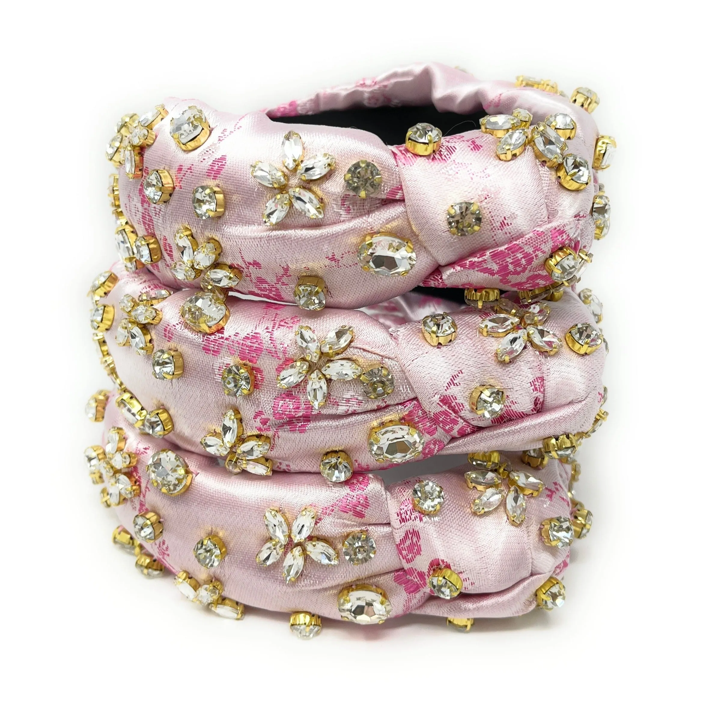 Hand Embellished Oriental Knotted Headband