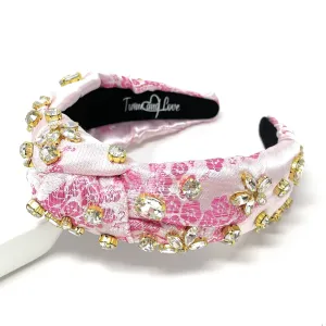 Hand Embellished Oriental Knotted Headband
