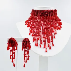 Helen Set, Necklace and Earrings