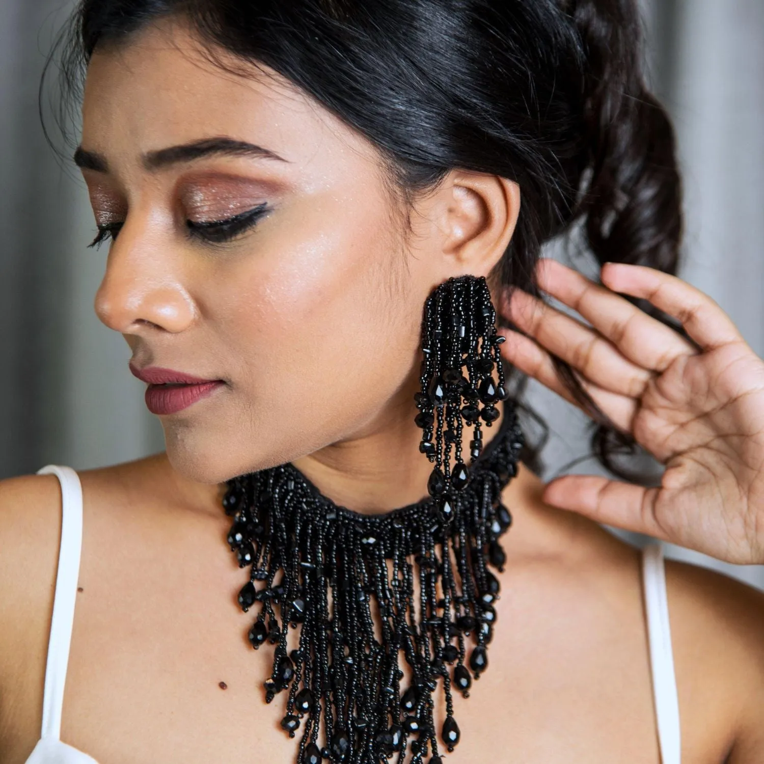 Helen Set, Necklace and Earrings