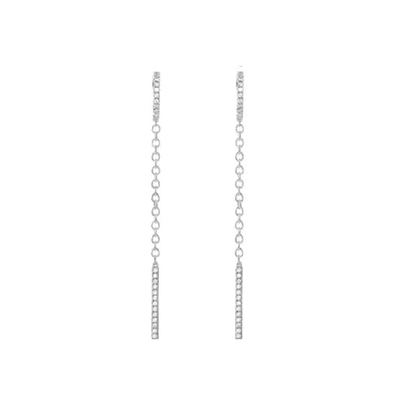 Hinged Gold Hoop Diamond Earrings