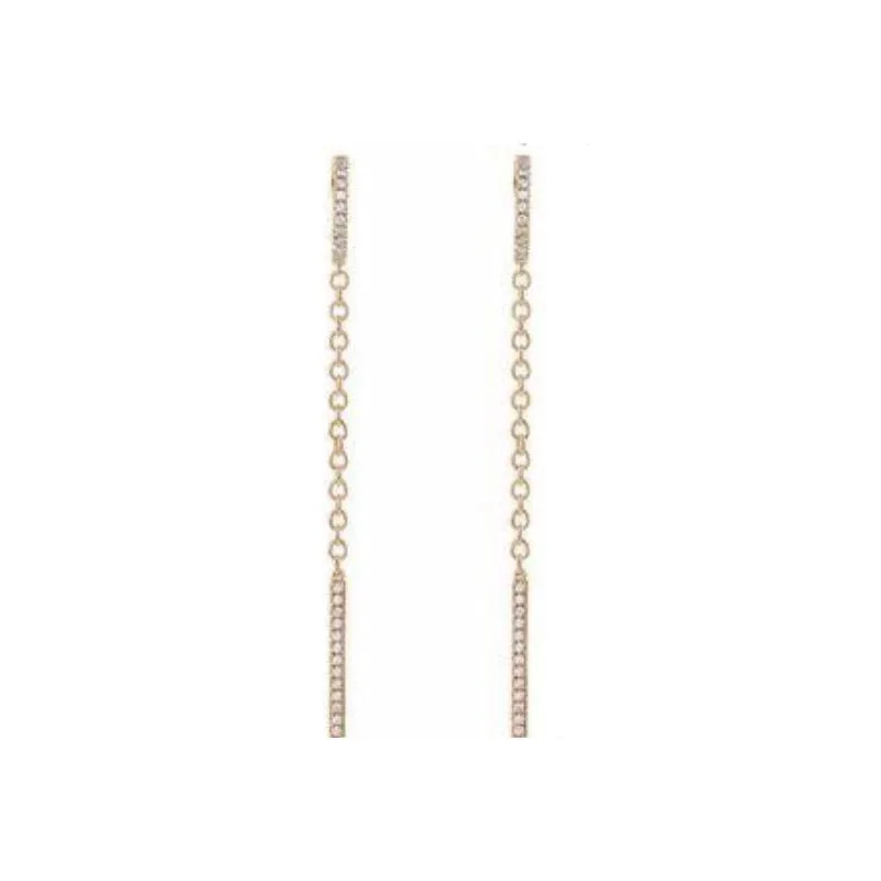 Hinged Gold Hoop Diamond Earrings