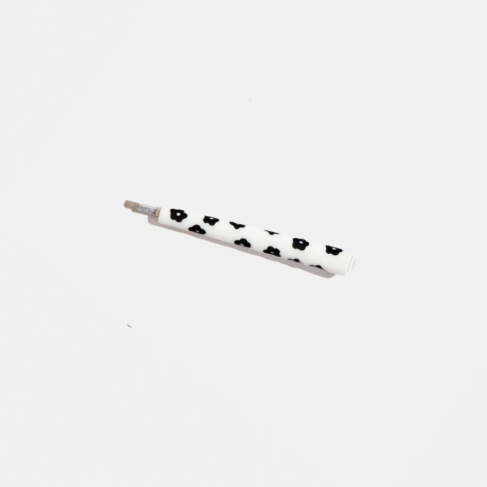 Joint Hair Barrette in Smoke