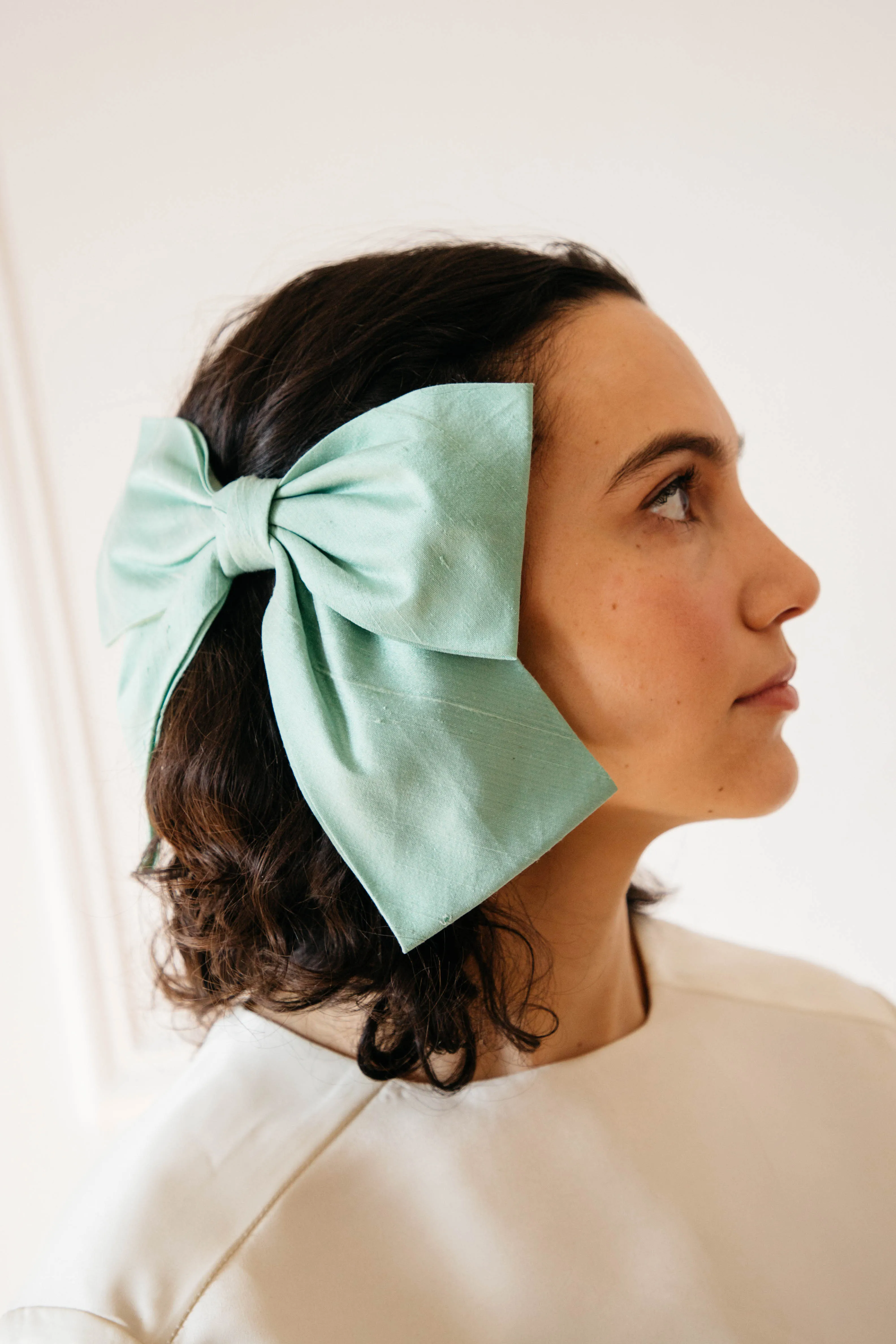 Kitka Hair Bow - Seafoam