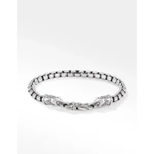 Konstantino Alchemy Collection Sterling Silver Box Chain Bracelet