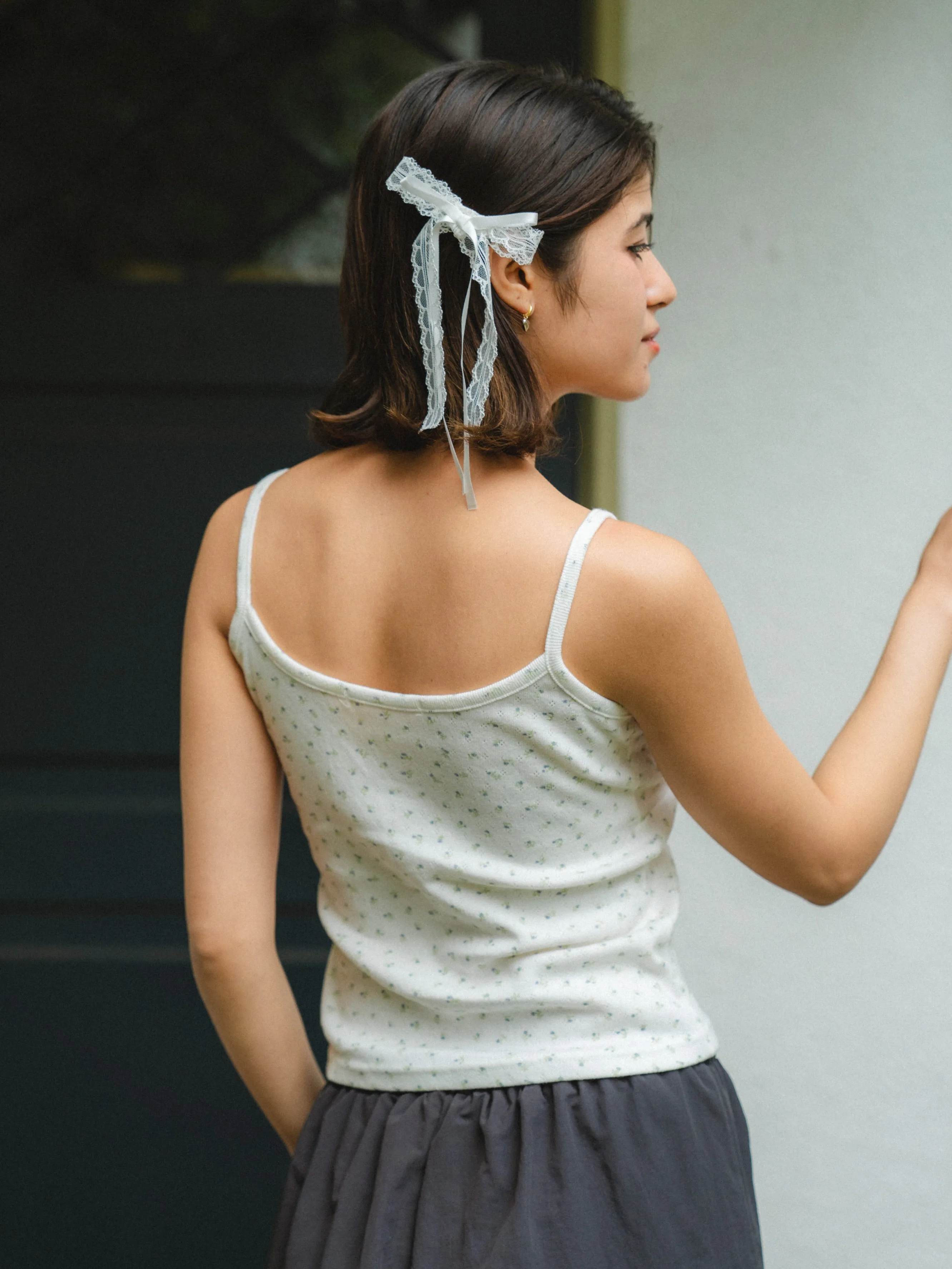 Lace Ribbon Barrette