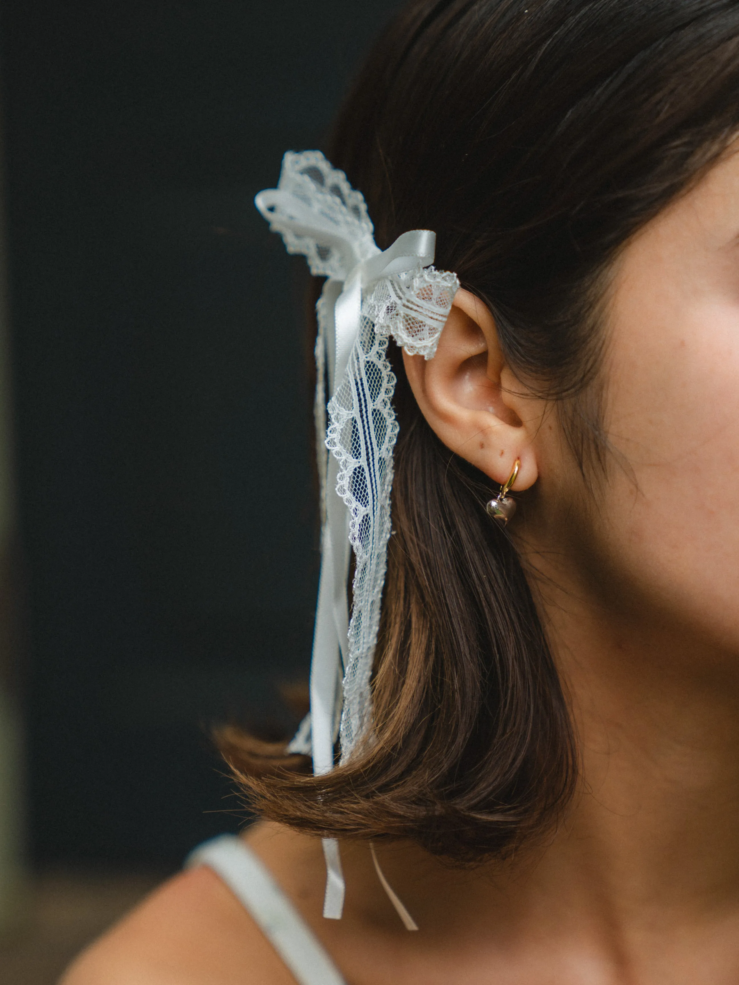 Lace Ribbon Barrette