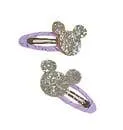 Lolo Glitter Ears Snap Barrette Set
