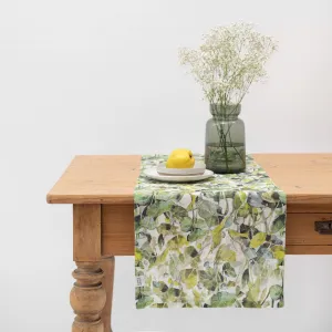 Lotus Linen Table Runner