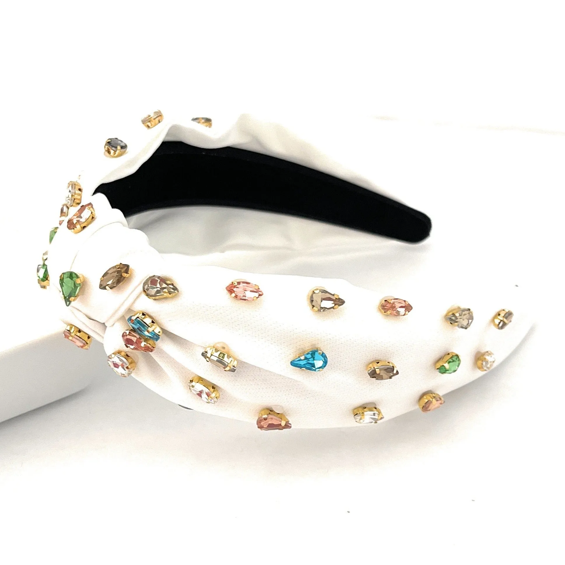 Maeve Knot Jeweled Headband (more colors)