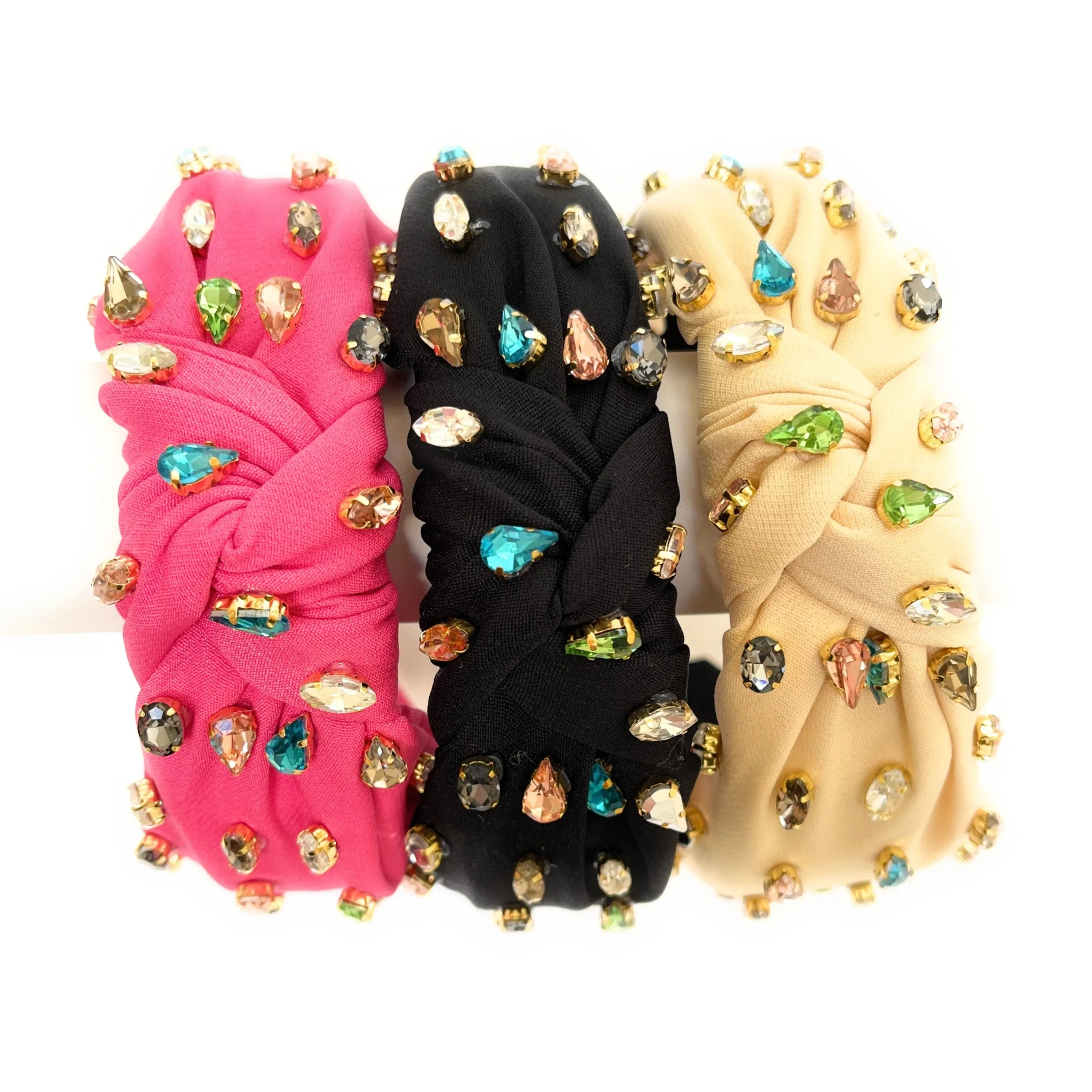 Maeve Knot Jeweled Headband (more colors)