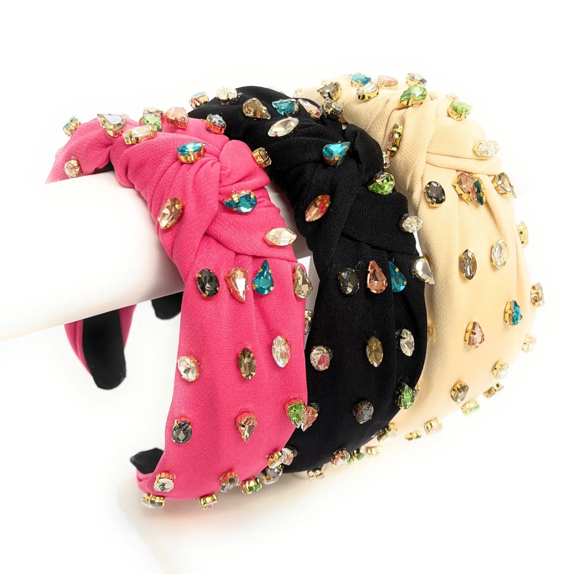 Maeve Knot Jeweled Headband (more colors)