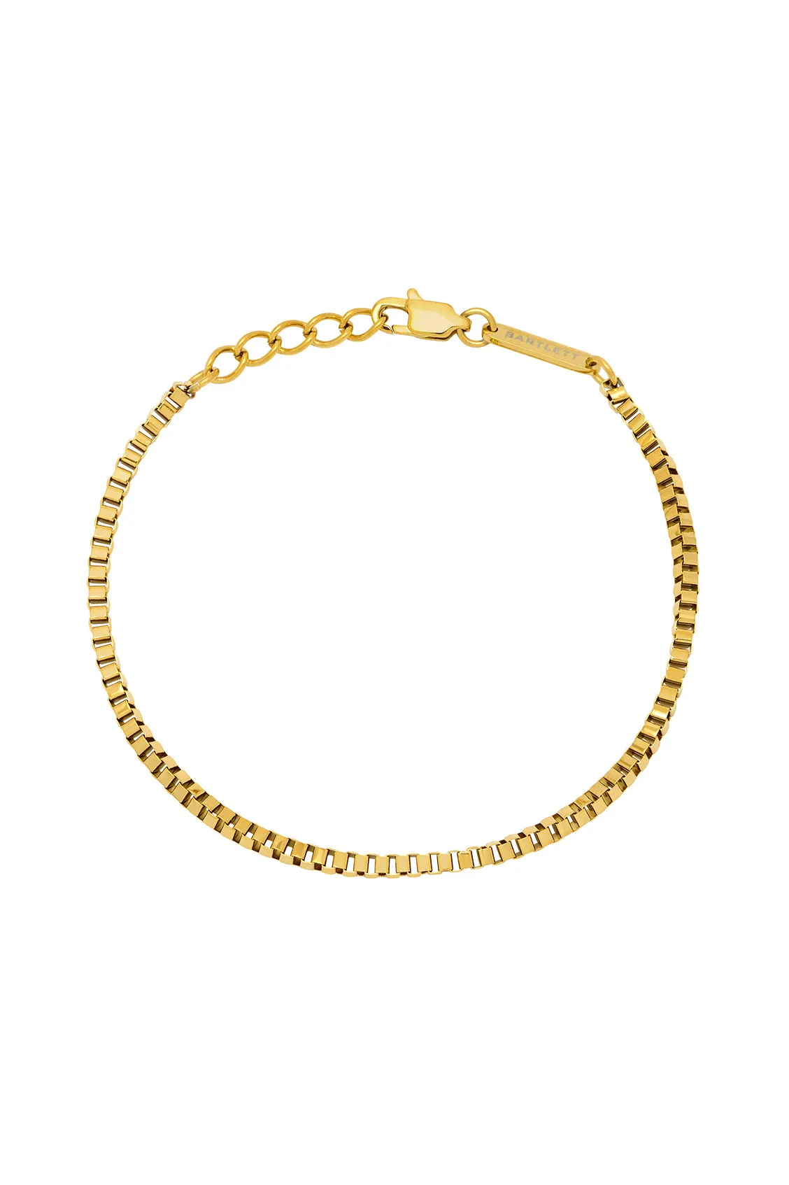Mens Box Chain Bracelet