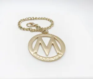 Mia K. Farrow Collection Gold Tone Keychain
