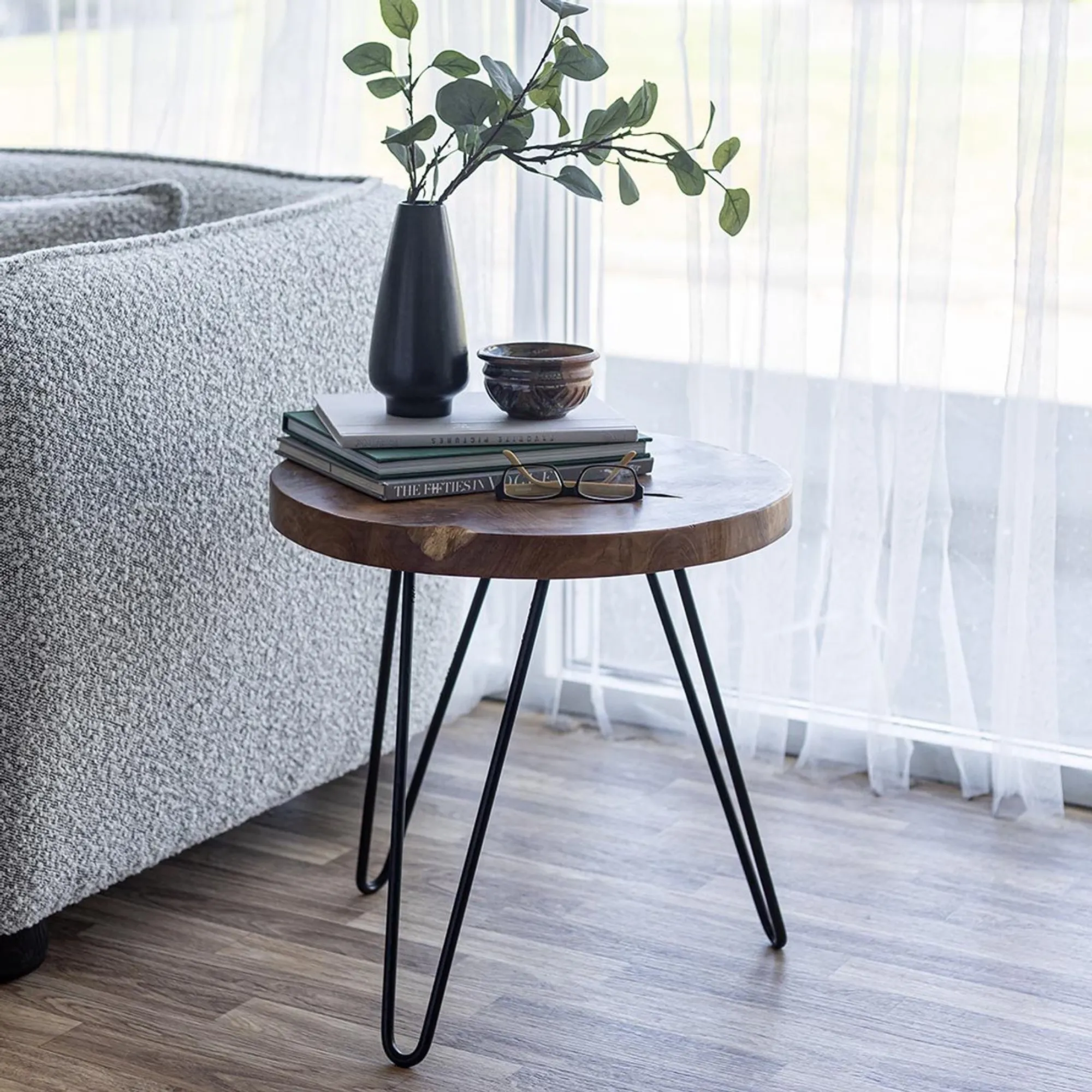 Nate Round Accent Table