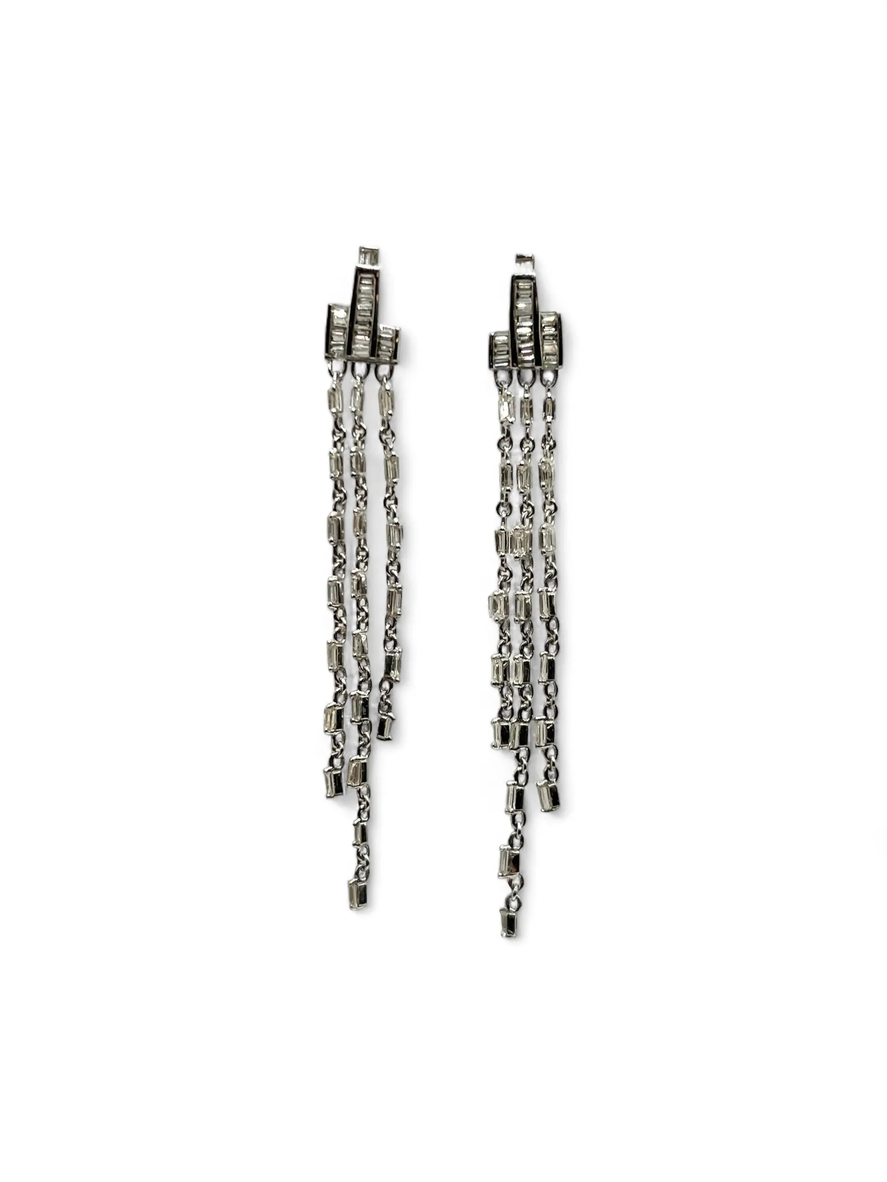 NATURAL DIAMOND DANGLING EARRINGS