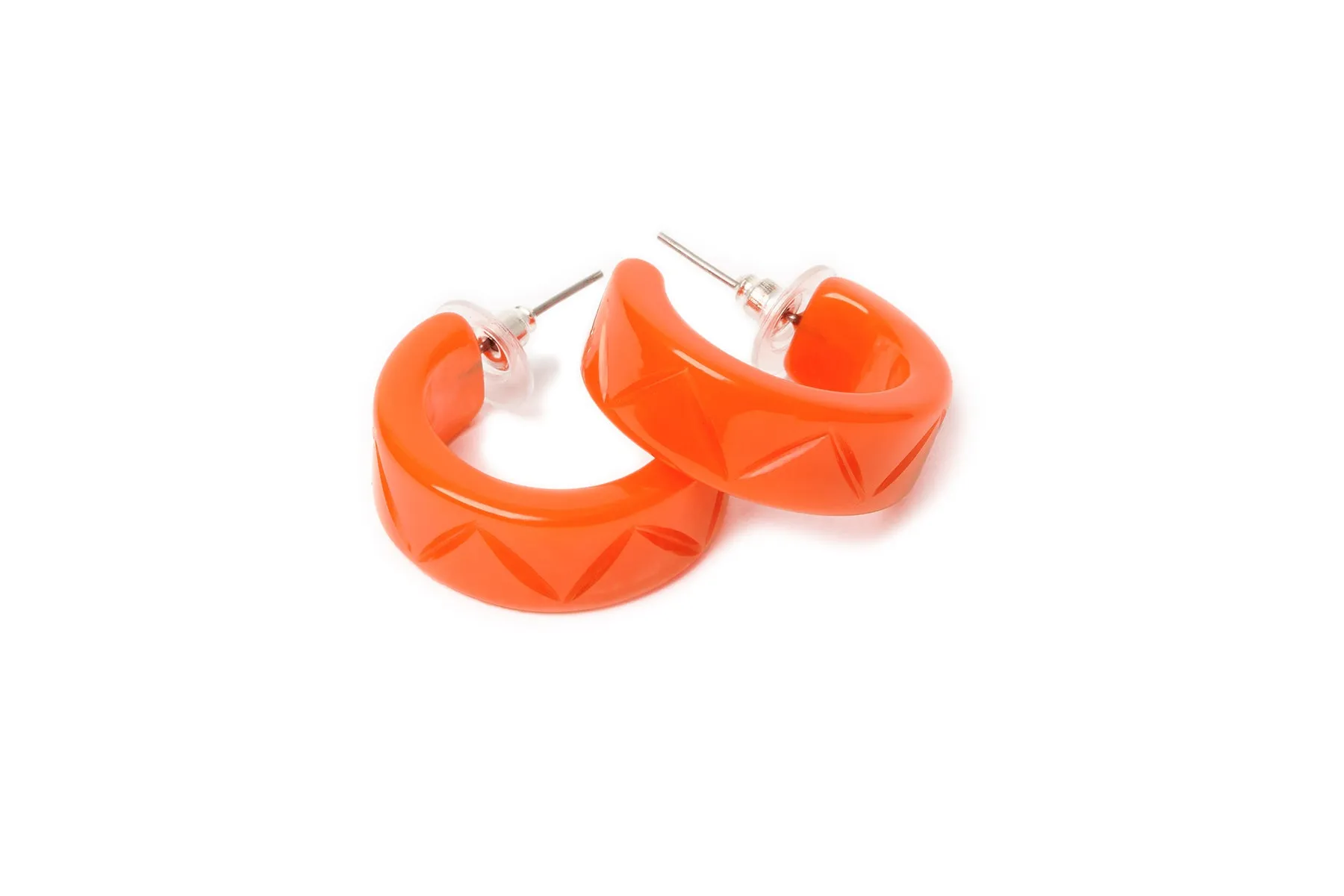Paprika Fakelite Drop Earrings