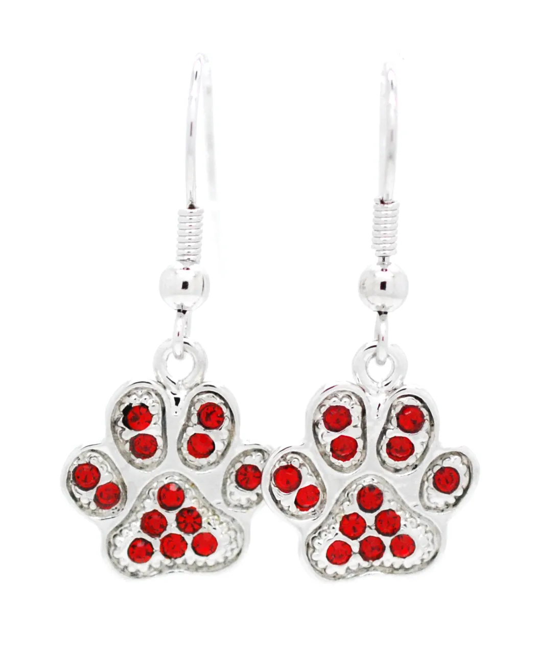 Paw Print Earrings - DANGLE
