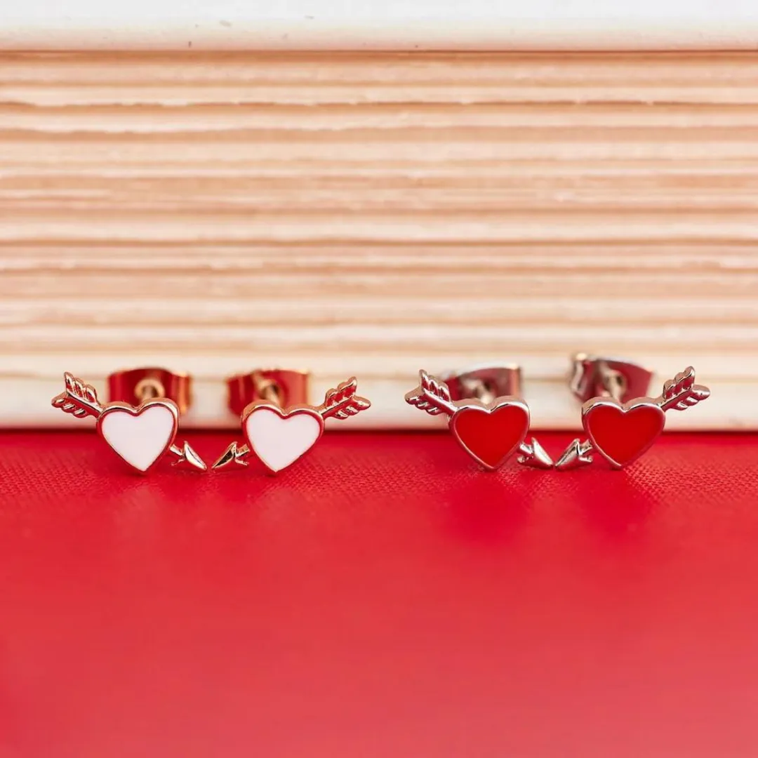 Pura Vida Lovestruck Stud Earrings