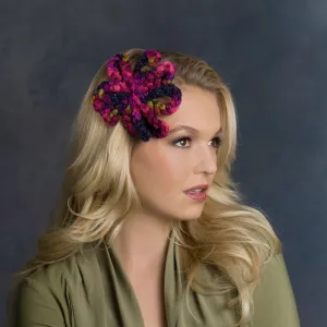 Red Heart Crochet Loopy Hair Barrette