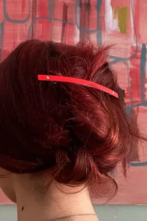 Red  XS Barrette 21