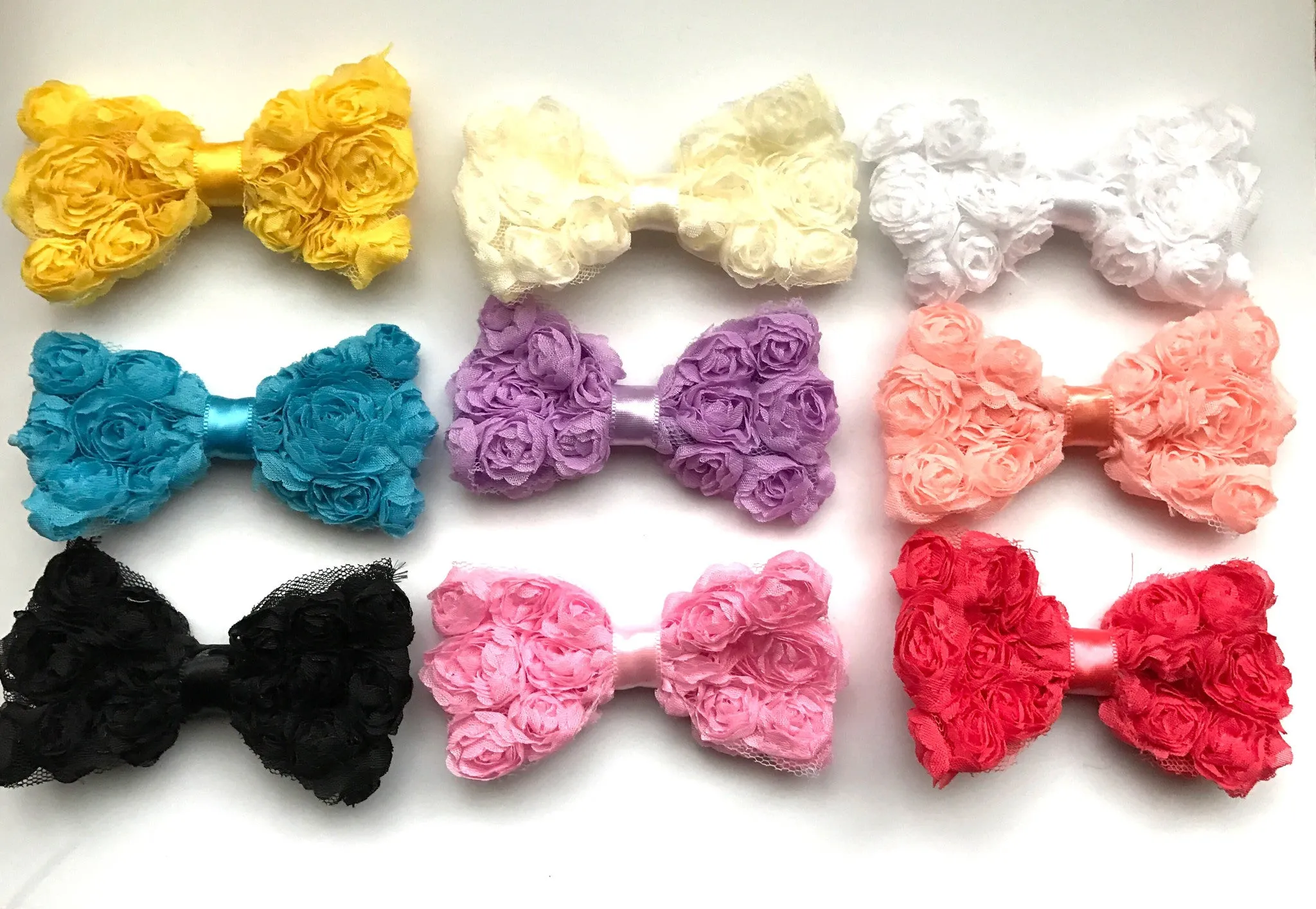 Rosette Baby Headband- pick your color!