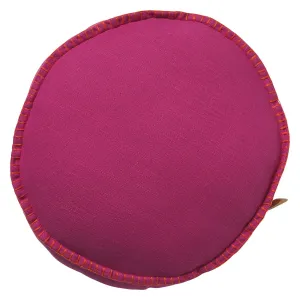 Rylie Round Cushion - Berry - Sage & Clare