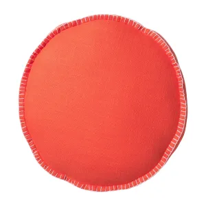 Rylie Round Cushion - Cherry - Sage & Clare