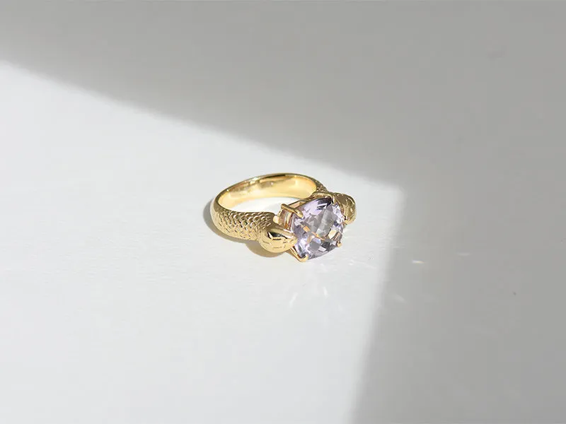 Serpent Cocktail Ring | 9k Gold (all stones)