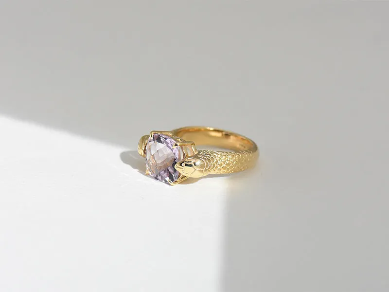 Serpent Cocktail Ring | 9k Gold (all stones)