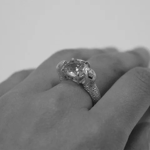 Serpent Cocktail Ring | 9k Gold (all stones)