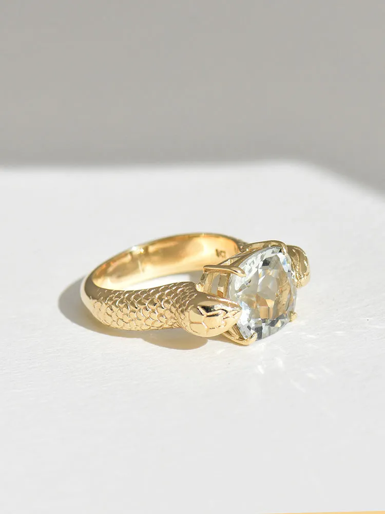Serpent Cocktail Ring | 9k Gold (all stones)