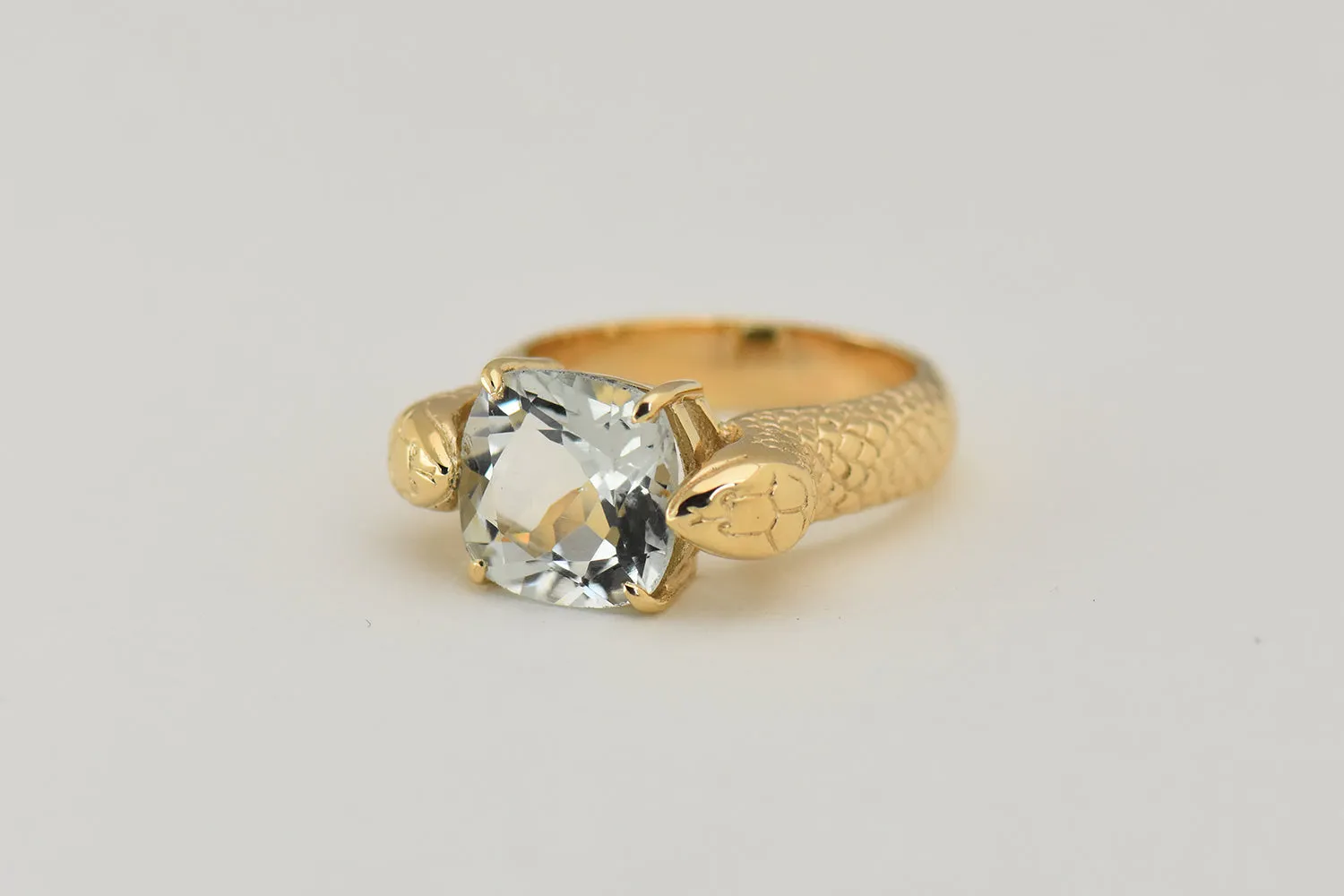 Serpent Cocktail Ring | 9k Gold (all stones)