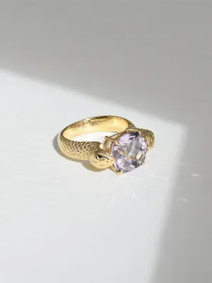 Serpent Cocktail Ring | 9k Gold (all stones)