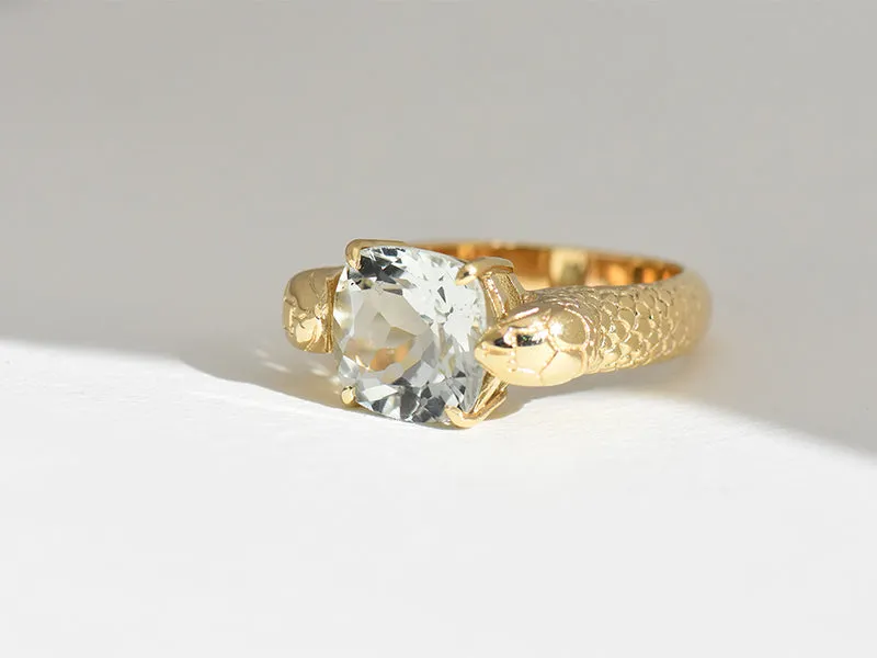 Serpent Cocktail Ring | 9k Gold (all stones)